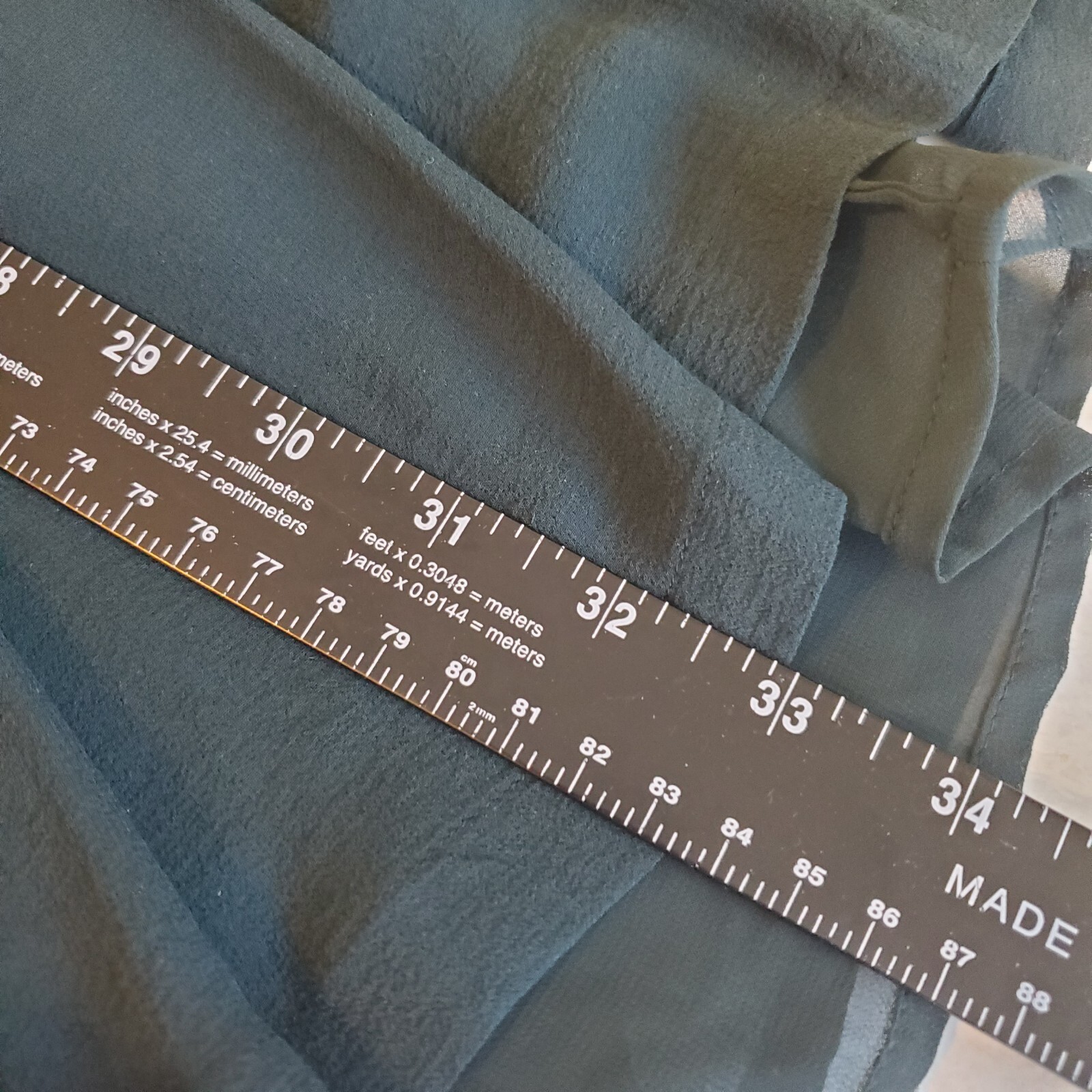 Tory Burch Silk Tunic Mini Dress Women 10 Hunter Green Layered Lagenlook Keyhole thumbnail 9