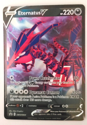 Pokémon Eternatus V SWSH062 Holo 2020 NM HP220