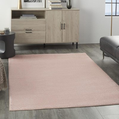 Durable Indoor Outdoor Area Rug Easy Care Soft Texture Multi-Purpose Use