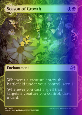 MTG Season of Growth (61/103) Wilds of Eldraine Enchanting Tales LP FOIL