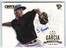 2016 Onyx Platinum Prospects Autograph Gold Foil AUTO /5 YG Yeudy Garcia Pirates