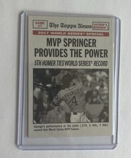 2018 Topps Heritage - World Series Highlights George Springer #168