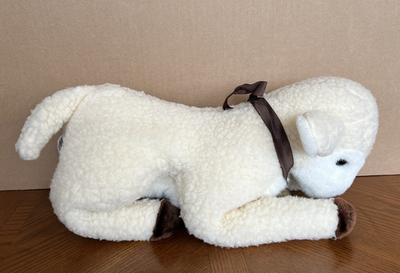 1983 Charm Co Lamb Sheep Vintage Sherpa Plush Stuffed Floppy Legs