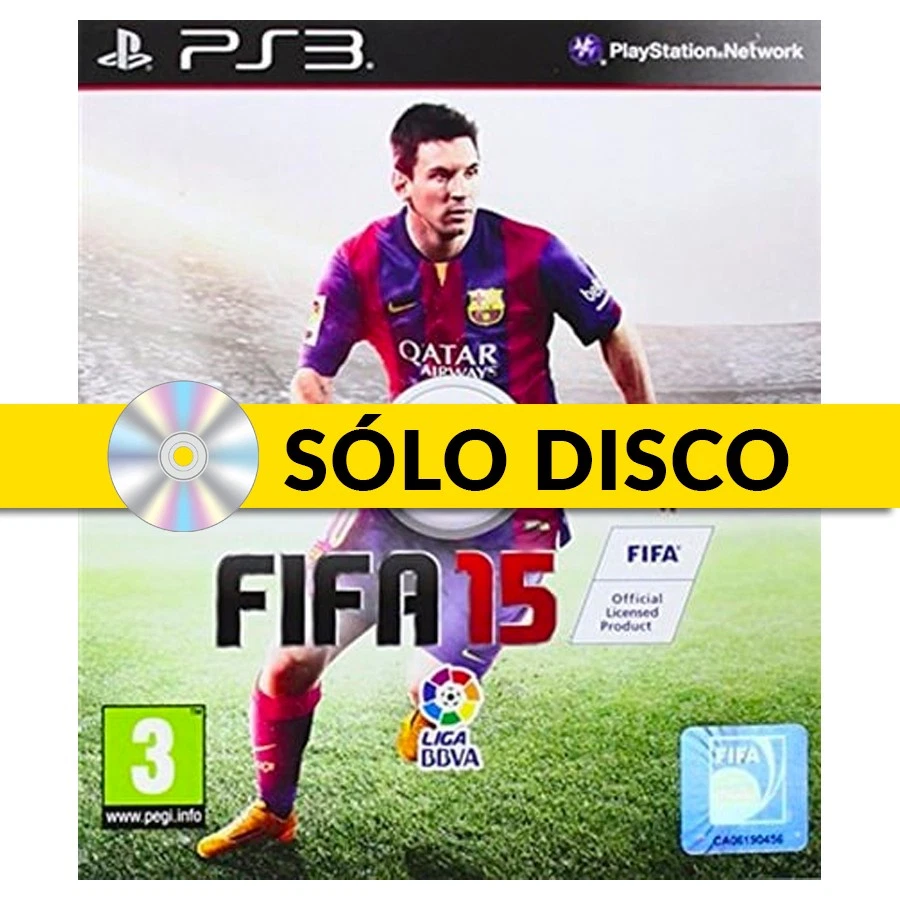 FIFA 15 PS3 PlayStation (Como Nuevo) PAL España Liga BBVA PEGI 3 "C"