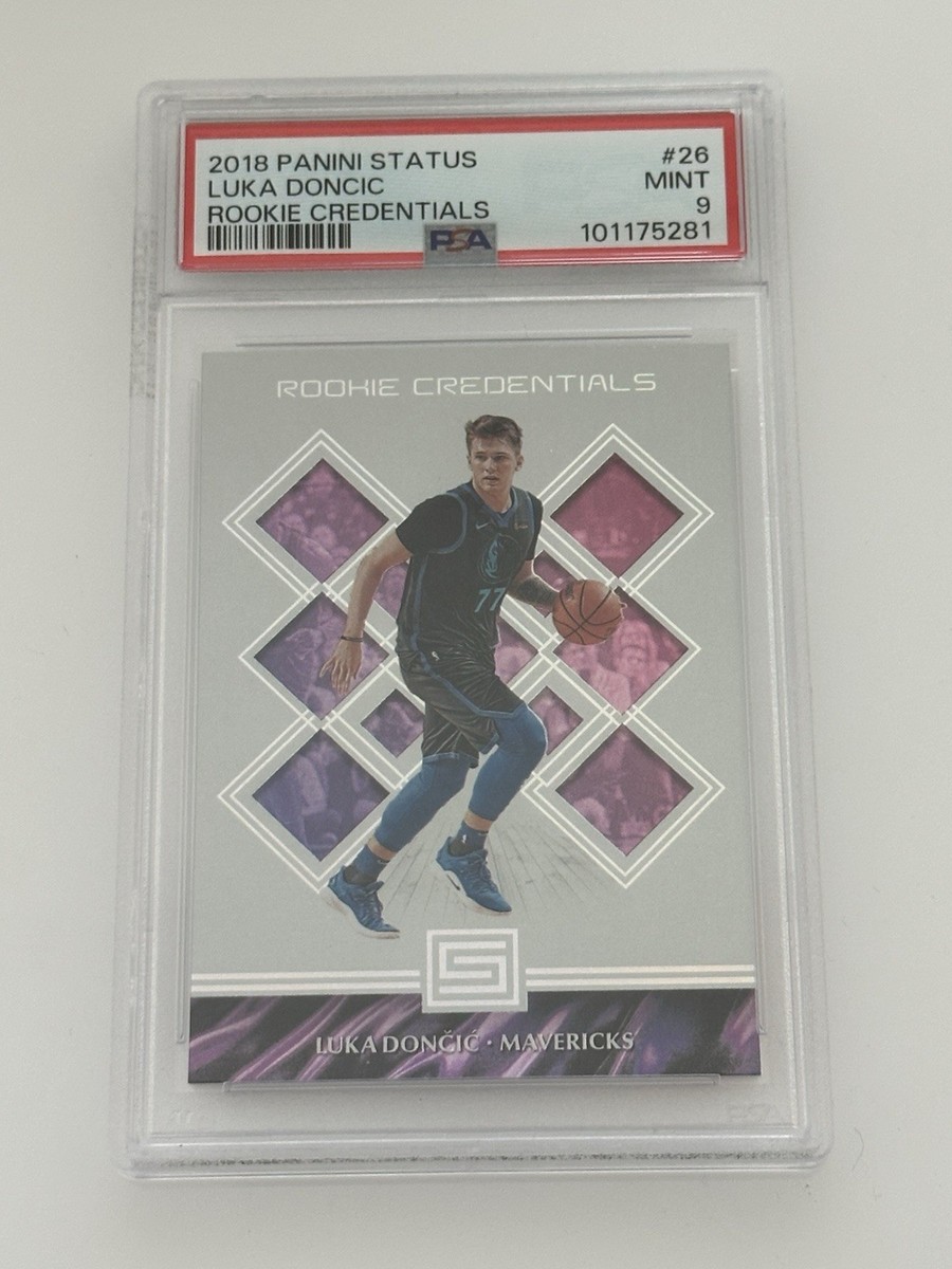 2018-19 Panini Status - Rookie Credentials Luka Dončić #26 (RC 
