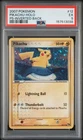 2007 POKEMON POP SERIES 5 INVERTED BACK #12 PIKACHU-HOLO PSA 5