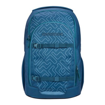 coocazoo Every School Backpack Schulrucksack Rucksack Blue Maze blau Neu