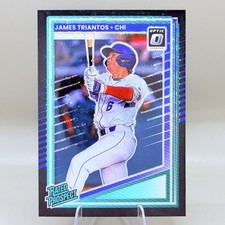 2025 Panini Donruss Optic - James Triantos #171 Black Circles  Prizm Prospect