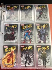 2024 Marvel Topps Chrome Icons Full Set