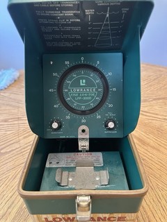 Lowrance Fish LO K TOR LFP 300 Depth Finder Green USA Vintage Untested