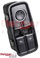 Metzger 09161182 Schalter FüR Fensterheber Schalter Fensterheber FüR Porsche
