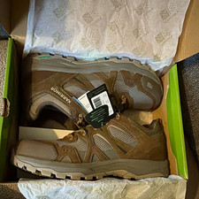 Karrimor Bodmin Low 6 Weathertite Brown Suede Leather Hiking Shoes UK 10