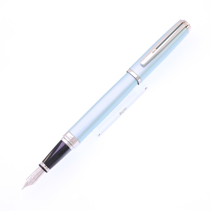 Waterman Exception Slim Celadon Blue ST NIB 18K gold M
