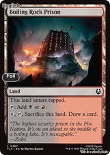 Magic Boiling Rock Prison 267 Land Avatar: The Last Airbender NM Foil