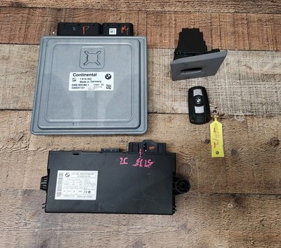 BMW E90 328XI N51 LCI A/T MSV80.1 SET DME ECM CAS 3 MODULE KEY OEM 7614362