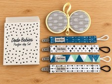Dodo Babies Pacifier Clip Sets