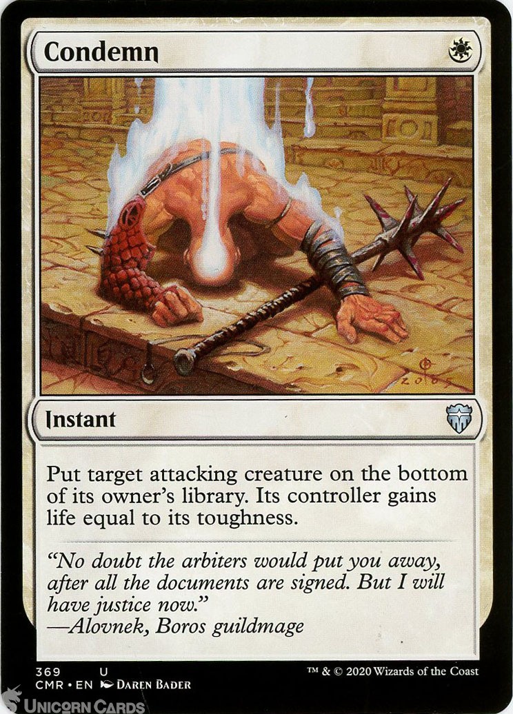 Condemn Uncommon MTG Card :: :: Commander Legends Decks :: ::