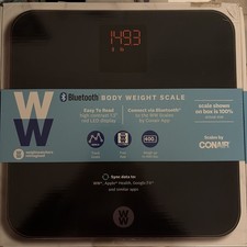 WW by Conair Bluetooth Body Weight Scale 400lb Smart Digital App Syncs With WW