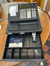 CASIO 140CR CASH REGISTER/TILL COMPLETE WITH MANUAL AND SPARE INKROLLER AND KEYS