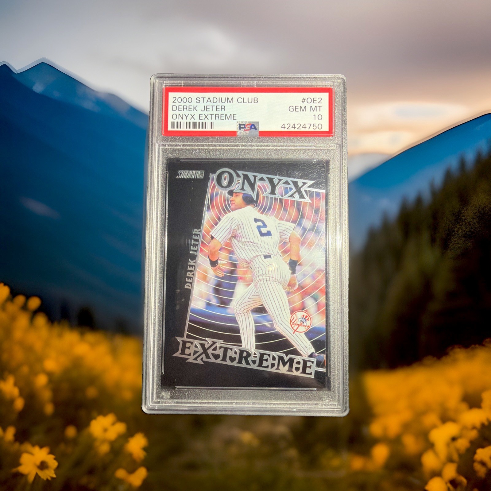 2000 Topps Stadium Club Onyx Extreme Derek Jeter PSA 10 Yankees HOF Gem Mint