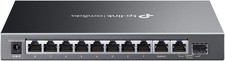 TP-Link Omada 10-Port Gigabit Easy Managed Switch with 8-Port PoE+ Cloud Managem