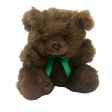 Dakin Chocolate Brown Bear Plush 9 Inch 1985 Stuffed Animal Toy 10 inch