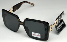 TRUE RELIGION Women's Tortoise/Gold Frame Gray Lens Sunglasses TR56234 NEW