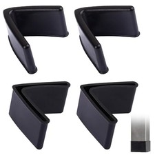 4 Pcs Bed Frame Corner Guards,Bed Frame Protector Guards,Leg Black