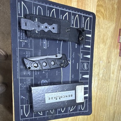 Benchmade Adamas 275GY-1 Pocketknife CPM-CruWear G10 Axis Lock Manual Drop