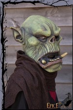 Larp Latex Maske - Sto&szlig;zahn Ork 58cm  Epic Armoury
