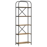 BüCherregal Artisan-Eiche 60X30X183 Cm Holzwerkstoff Standregal