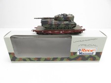 (MGE75) Roco 813 H0 DC MiniTanks Schwerlastwagen mit Panzer Leopard 1A3 DB, OVP