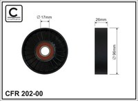 Caffaro 202-00 Spannrolle, Keilrippenriemen FüR Land Rover,Mg,Rover