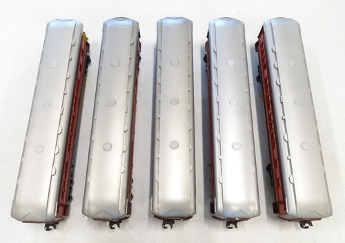 (5) ASSORTED TRAIN CARS O GAUGE THE ALTON LIMITED FEDEX FS - Picture 14 of 22