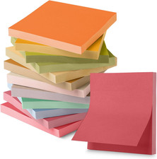 - Sticky Notes 3  X3  , 12 Pads, 720 Sheets, Autumn Carnival Color Palette, Sticky