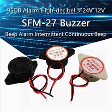SFM-27 Buzzer 95dB, 3-24V, Continuous Intermittent (1-10pcs)