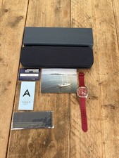 Farer Titanium Aqua Compressor Red  Automatic Watch £700 