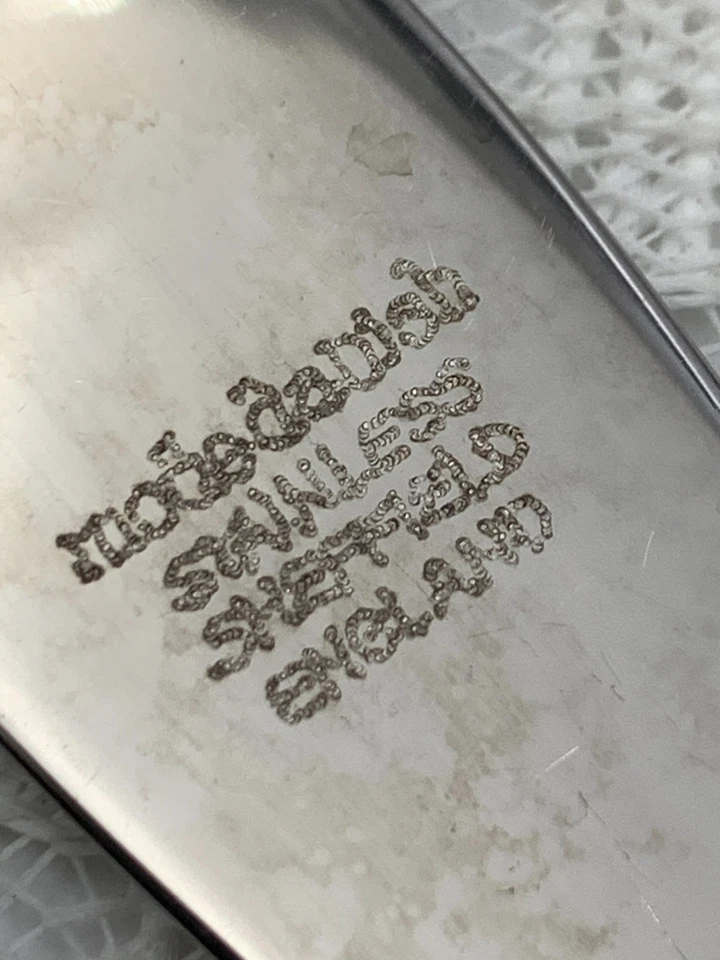 Mode Danish JAPAN Stainless WOOD HANDLE Flat Tip * CHOICE OF PIECE * - Image 3 of 3