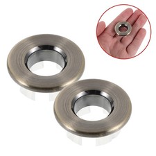 6pcs Overflow Drain Cover: Round Sink Overflow Trim Ring For Kitchen Bathroom