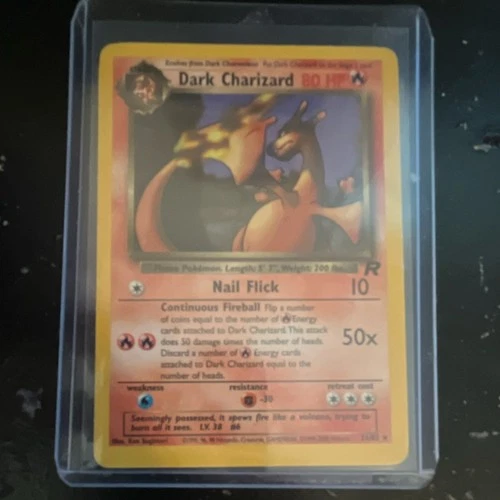 Dark Charizard 21/82 Team Rocket Rare Regular Pokémon TCG Card Wizards English
