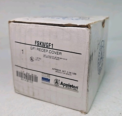 #ad #ad APPLETON ELECTRIC FSK WGF1 GFI Weatherproof Receptacle Cover $47.77