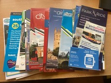 30x Assorted Bus Timetables 