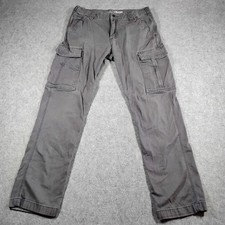 Carhartt BN3574-M Rugged Flex Relaxed Fit Canvas Cargo Work Pant Gray 32x30
