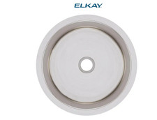 Elkay ELUH16FB Lustertone Classic Stainless Steel 18-1/8x18-1/8x 7-1/2" Bar Sink