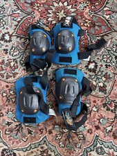 Bell RIDRZ kids knee and elbow pads size small black with blue
