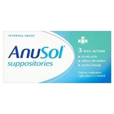 Anusol Suppositories 12 per pack by