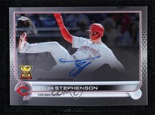 2022 Topps Chrome Veteran Tyler Stephenson #CVA-TST Auto 0s1o