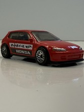 Hot Wheels 92’ Honda Civic EG HDH20 Red Hatchback Die Cast Car (2021) Mattel