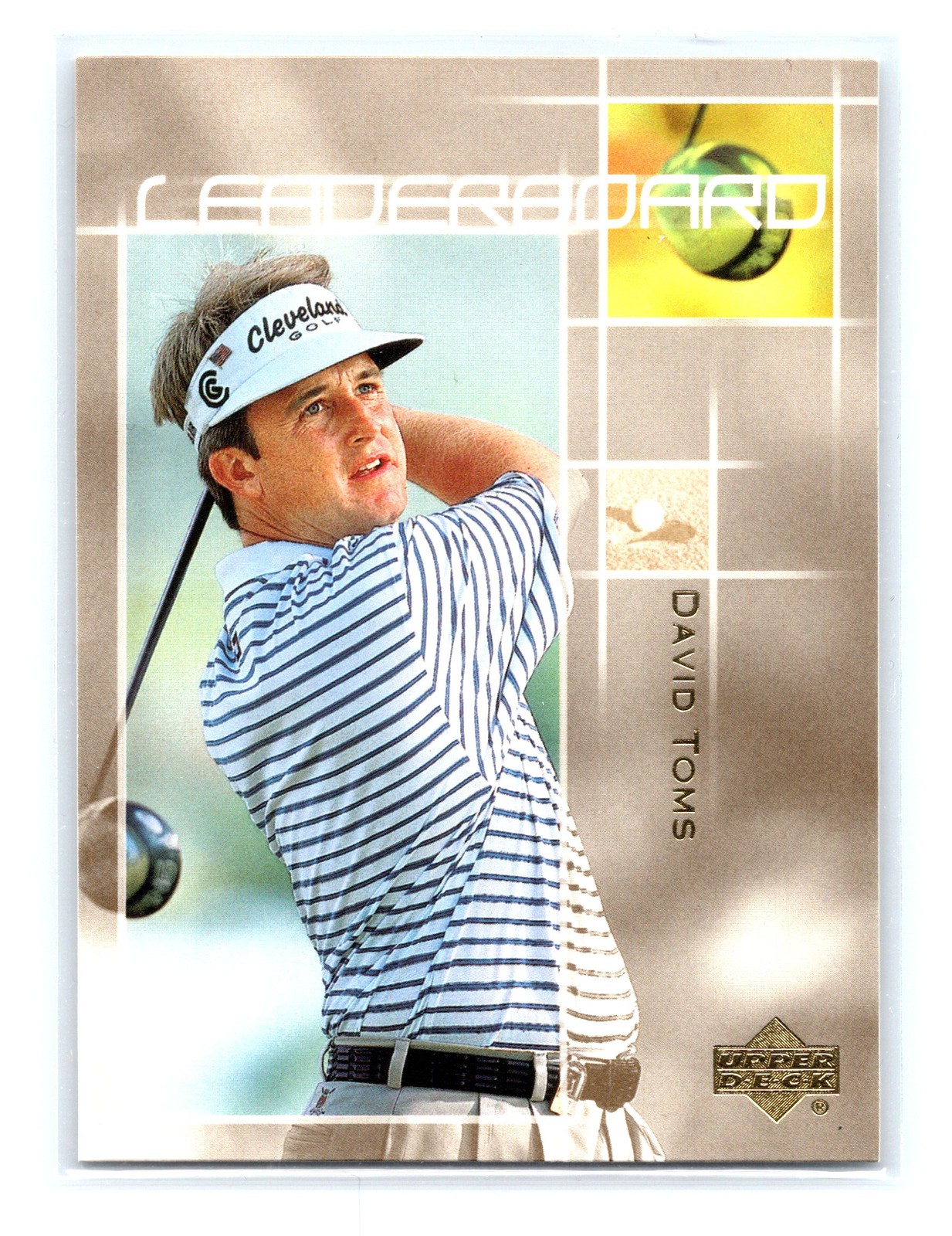 2003 Upper Deck Golf #65 David Toms Leaderboard PGA Tour