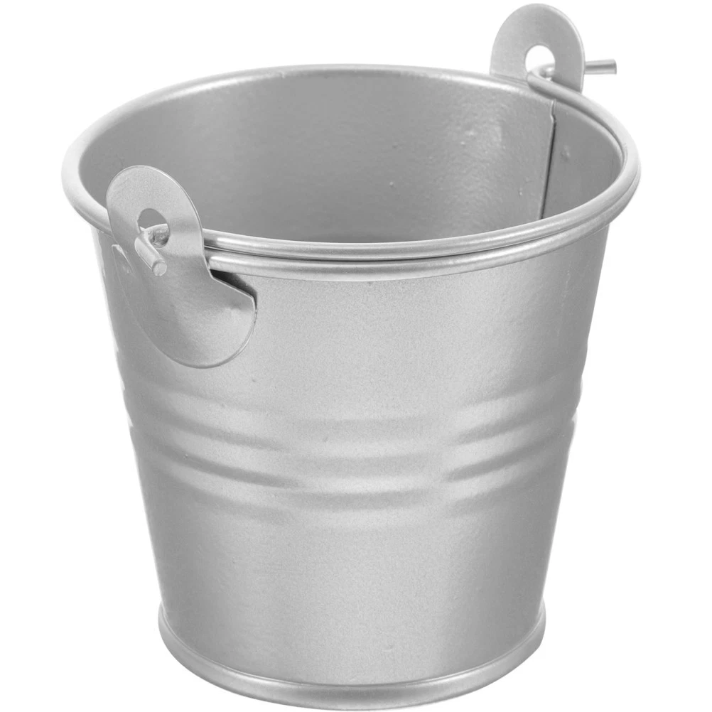 10 Mini Secchi In Metallo Rosa Per Piante: Contenitori Per Feste, Fioriere Da Tavolo, Vasetti Con Manico Per Centrotavola E Giardinaggio